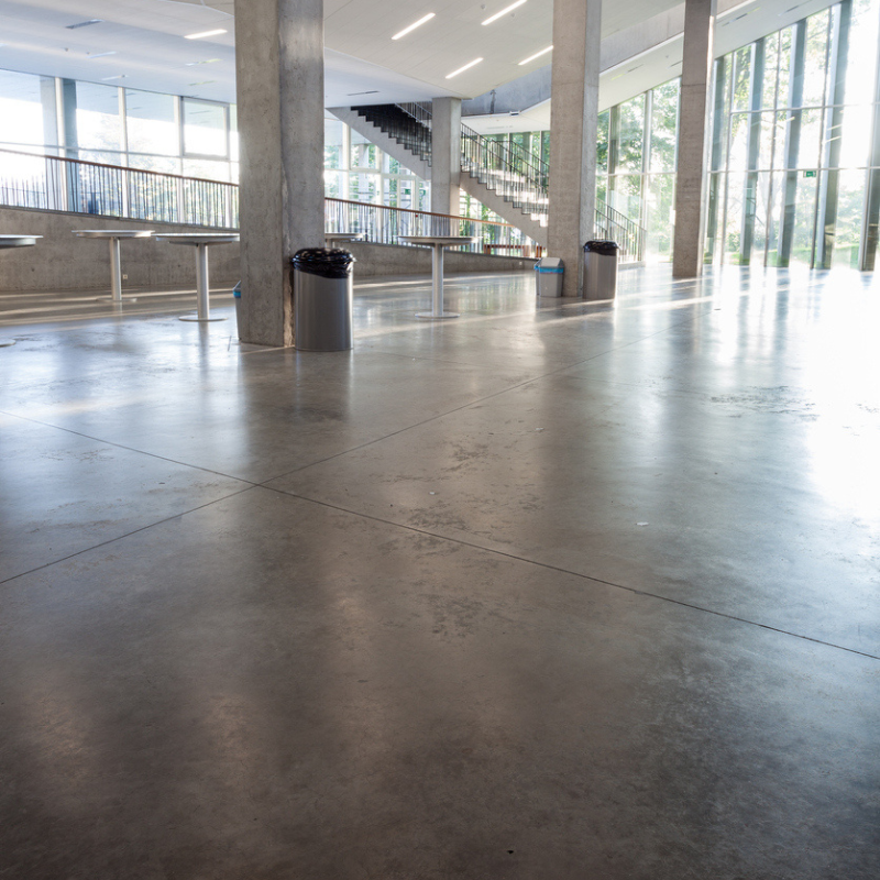 commercial polished concrete floor installation ct